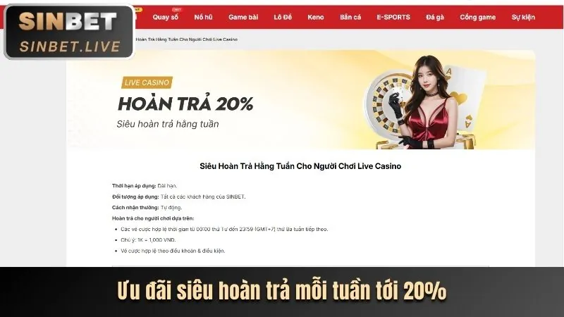 Ưu đãi chào mừng thành viên mới khi đăng ký Vinbet
